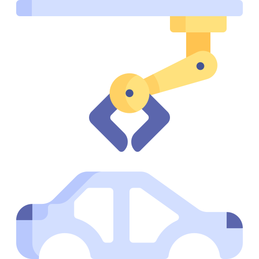 fabricación de automóviles icono gratis