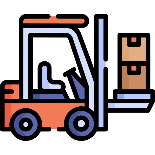 Forklift - free icon