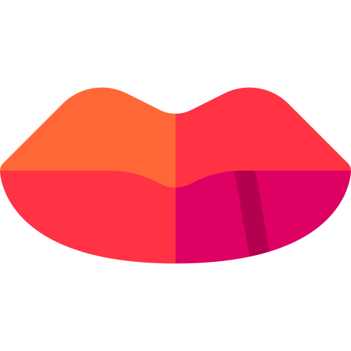 Lip Basic Rounded Flat icon