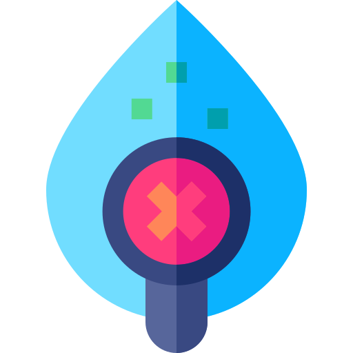 la contaminación del agua icono gratis