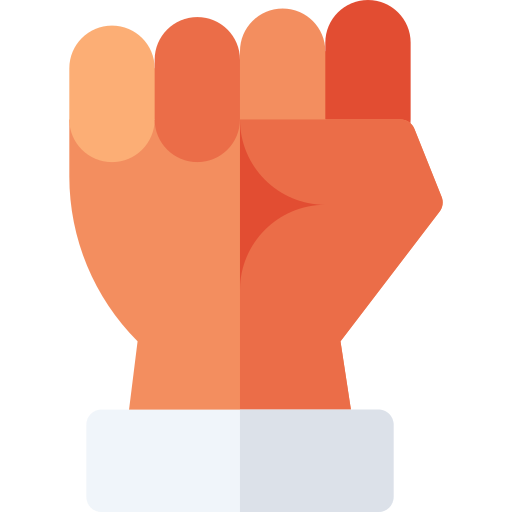 Fist Basic Rounded Flat icon