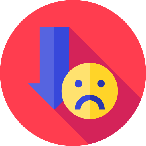 Unhappy free icon