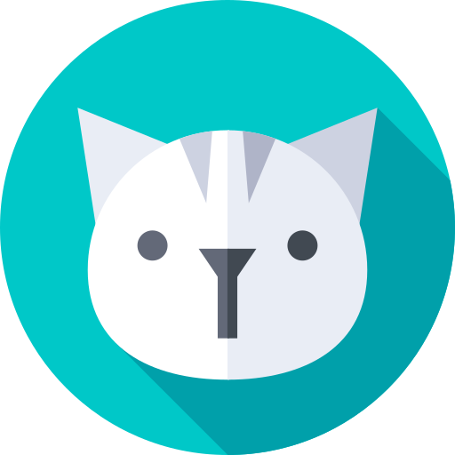 Cat Flat Circular Flat icon