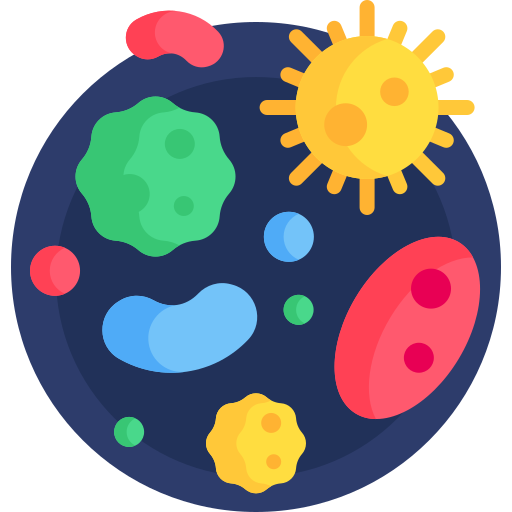 bacterias icono gratis