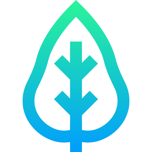 hojas tropicales icono gratis