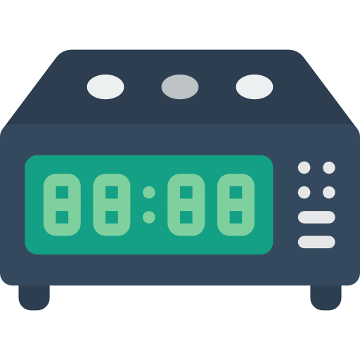 reloj digital icono gratis