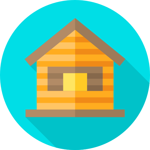 Sauna Flat Circular Flat icon