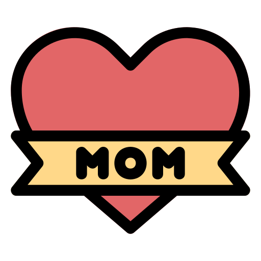 I love mom Generic Outline Color icon