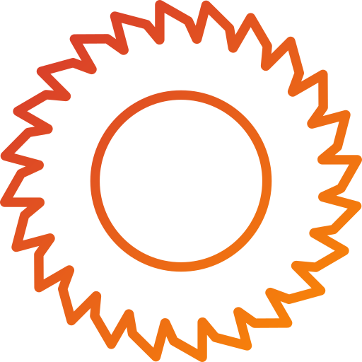 Circular saw Generic Gradient icon