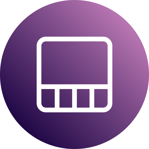 Layout Generic Flat Gradient icon