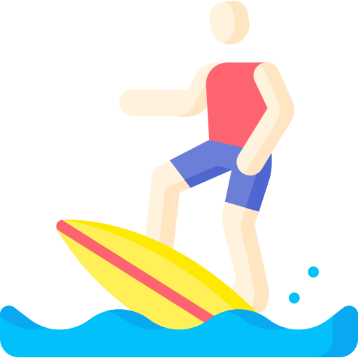 Surfing Special Flat icon