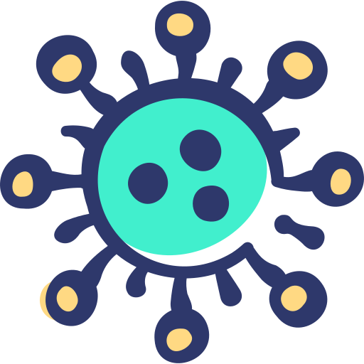 virus Icône gratuit virus Icône gratuit