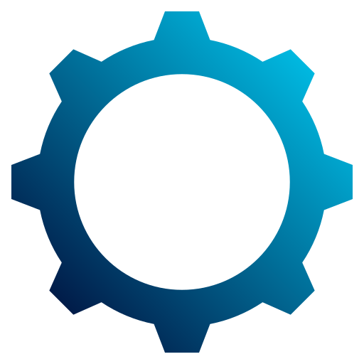 Blue Gear PNG Transparent Images Free Download