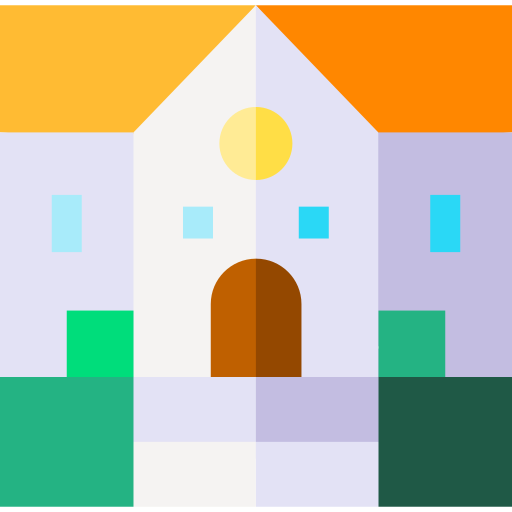 Mansion Basic Straight Flat icon