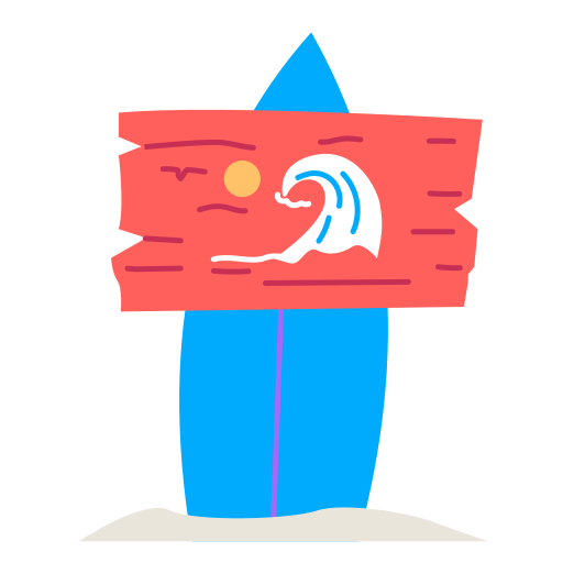 surfbrett kostenlos Sticker surfbrett kostenlos Sticker
