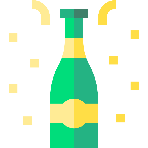 champagne Icône gratuit champagne Icône gratuit
