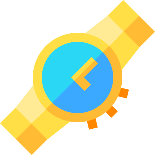 reloj de pulsera icono gratis