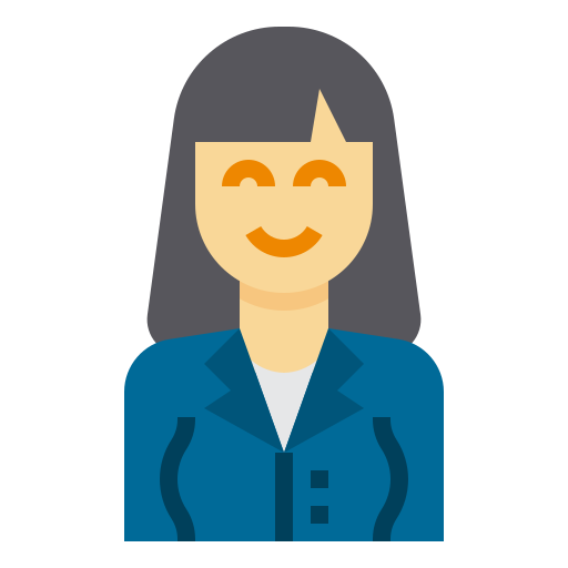 mujer de negocios icono gratis