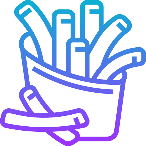 Fries free icon Fries free icon