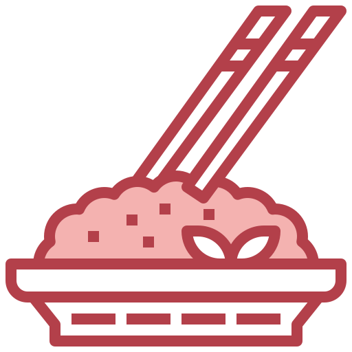 arroz frito icono gratis