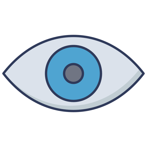 Eye Dinosoft Lineal Color icon