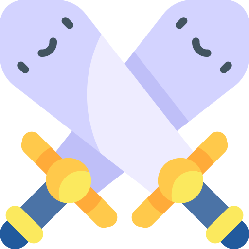 Sword Kawaii Flat icon