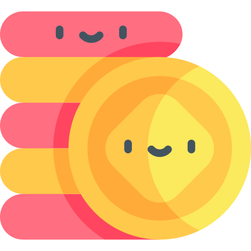 monedas icono gratis