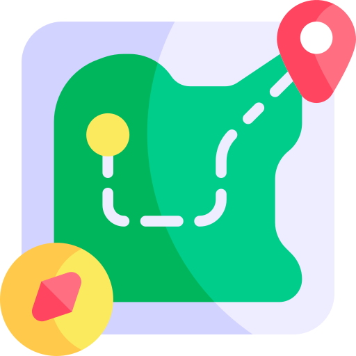 mapa icono gratis