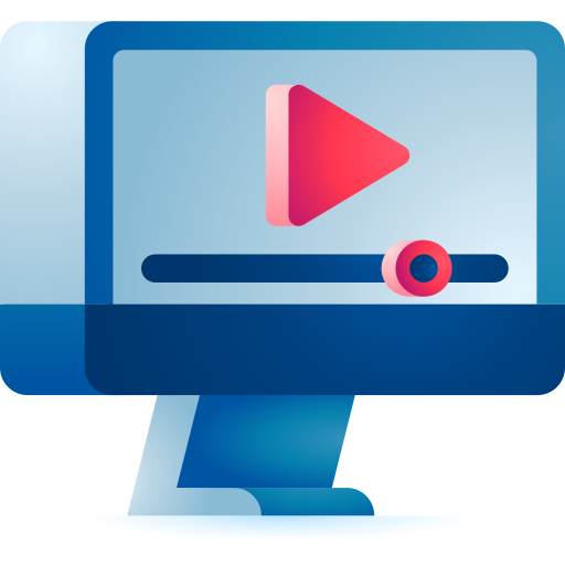 reproductor de video icono gratis