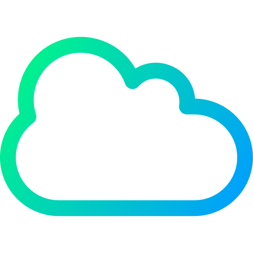 Cloud Generic Gradient icon