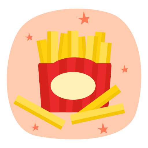 French fries - Free food icons