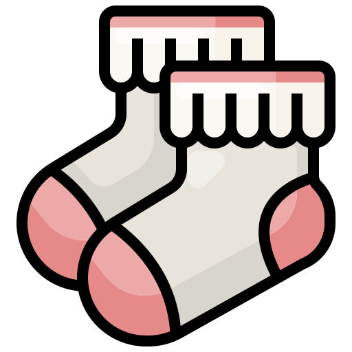 Baby socks Generic Detailed Outline icon