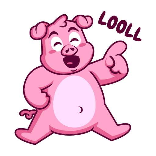Laughter free sticker