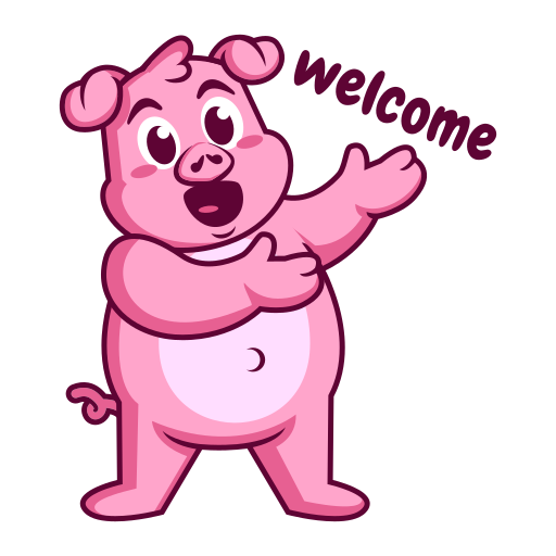 Welcome free sticker