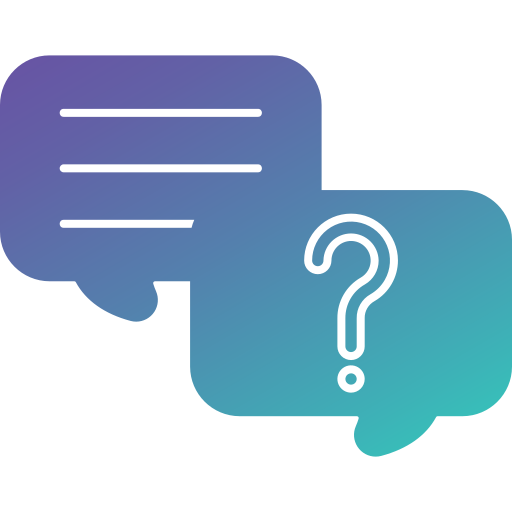 Question Generic Flat Gradient icon