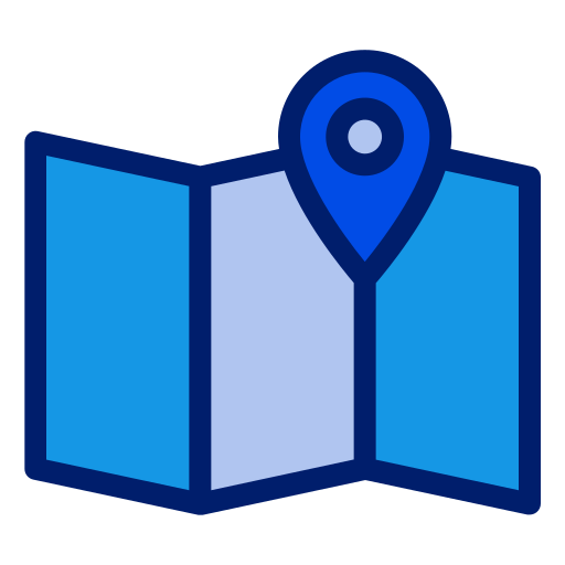 Map Generic Outline Color icon