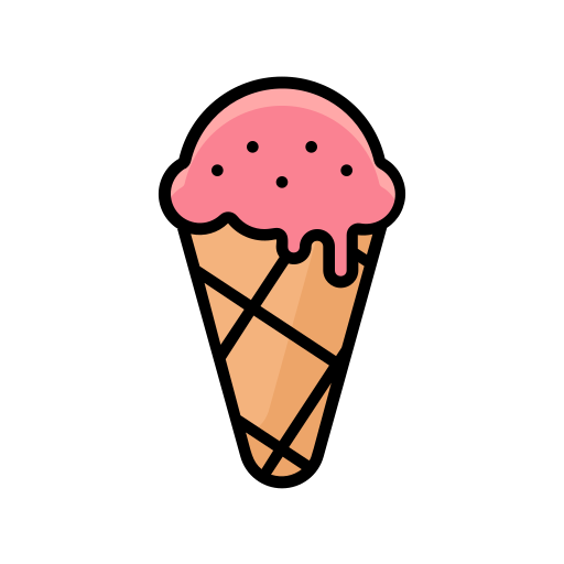 cucurucho de helado icono gratis