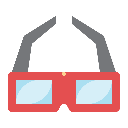 3d glasses Generic Flat icon