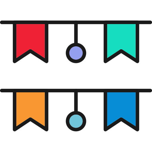 guirnalda icono gratis