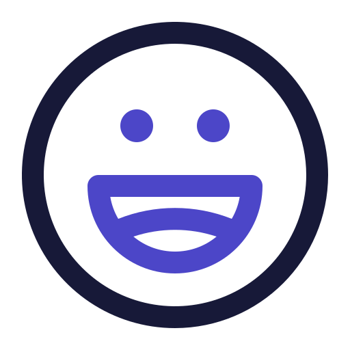 Happy Generic Outline Color Icon