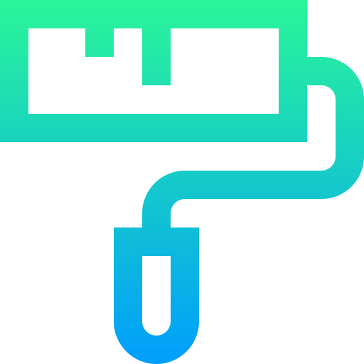 Paint roller free icon
