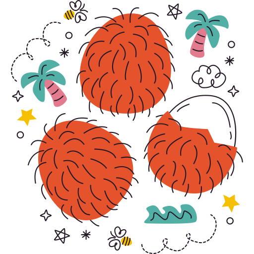 fruta tropical gratis sticker