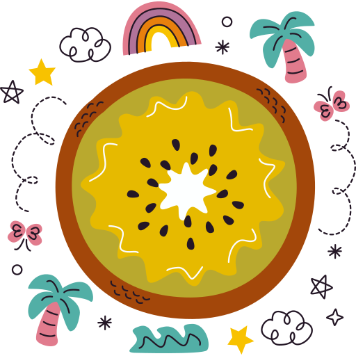 fruta tropical gratis sticker