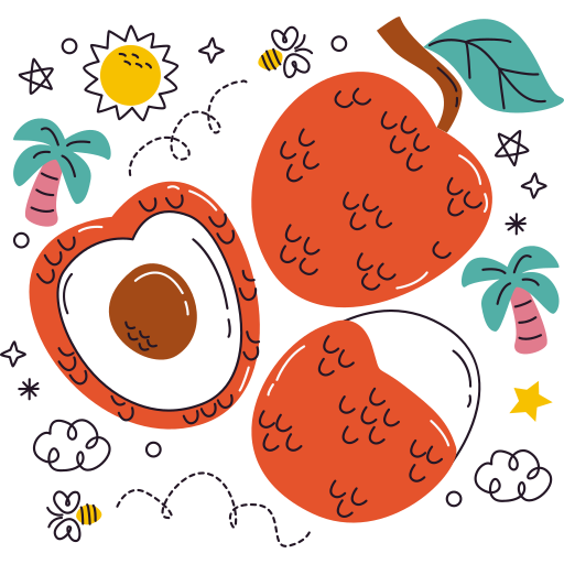 fruta tropical gratis sticker