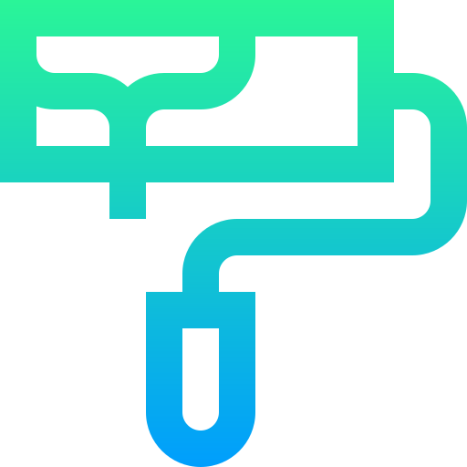 Paint roller free icon