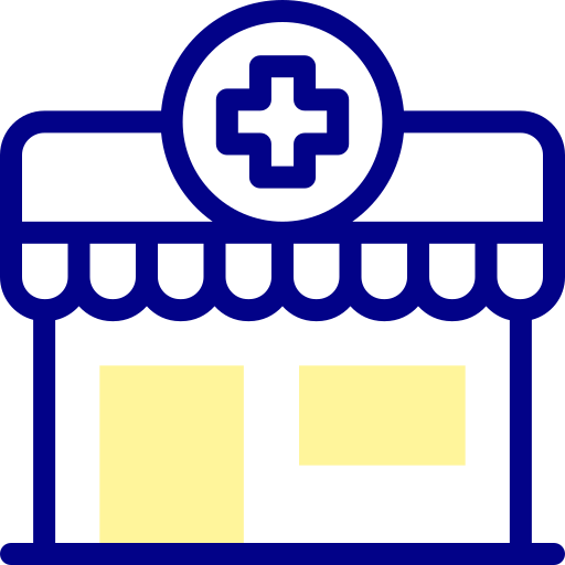 Pharmacy Detailed Mixed Lineal color icon