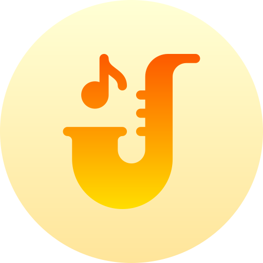 saxofón icono gratis