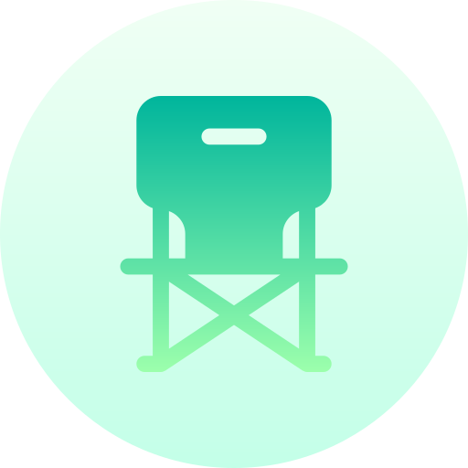 Chair Basic Gradient Circular icon