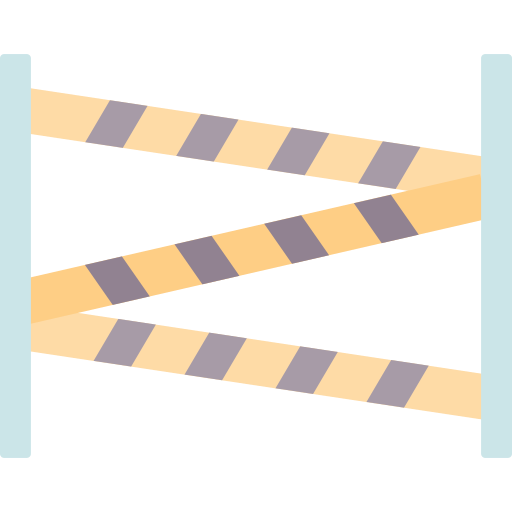 polizeiabsperrung kostenlos Icon