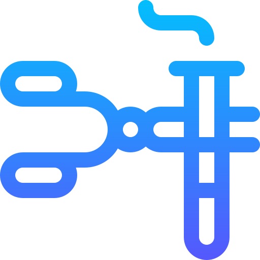 Tongs Basic Gradient Lineal color icon